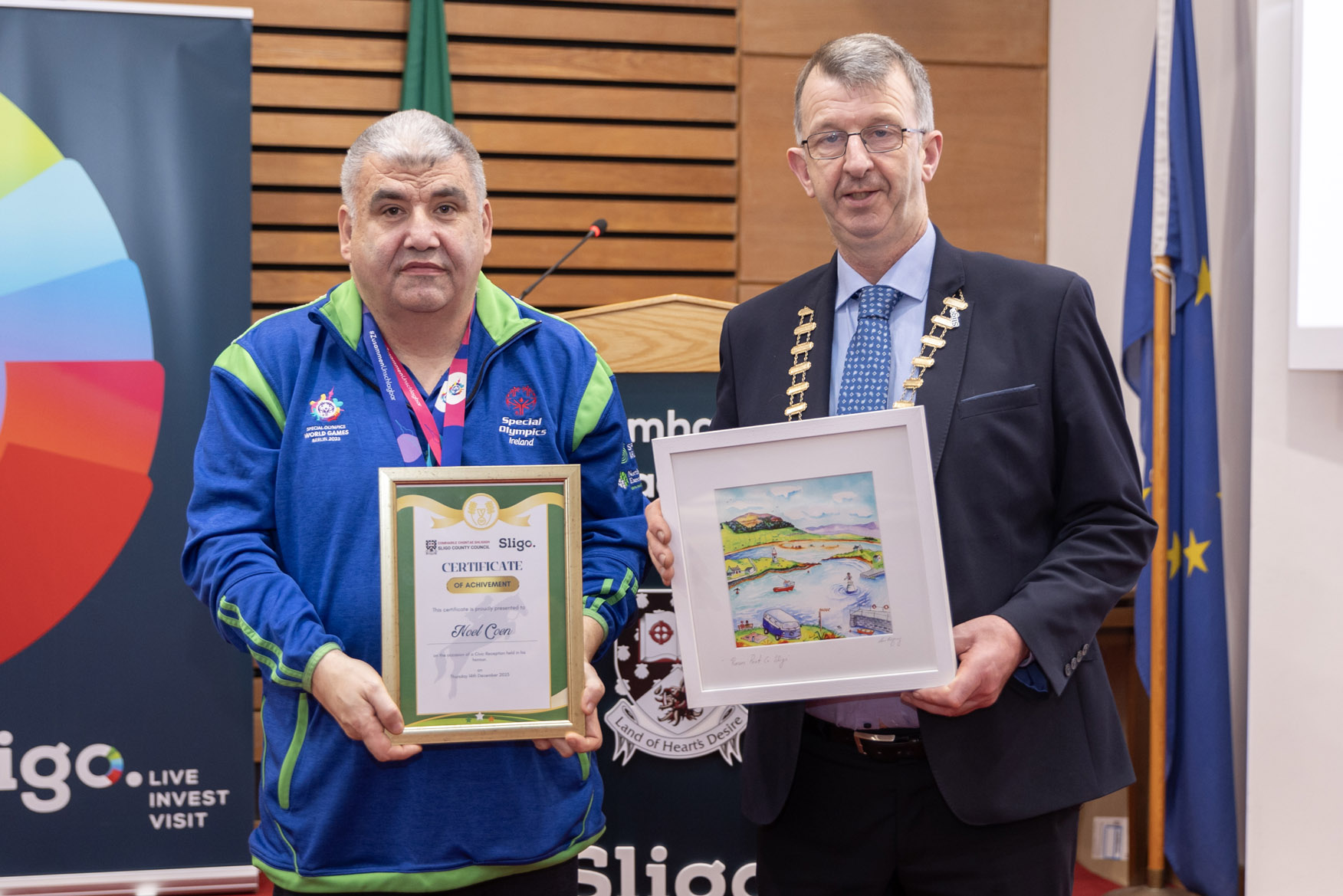 Noel Coen honoured with a Civic Reception